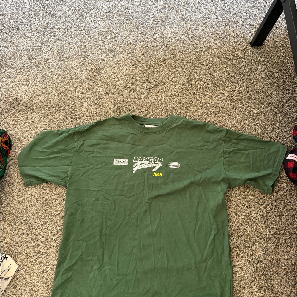 Green NASCAR Graphic Men's T-Shirt